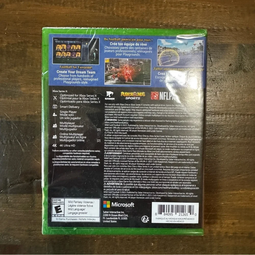 Wild Card Football XBox One / Series X US Version Brand New Sealed Fast Ship